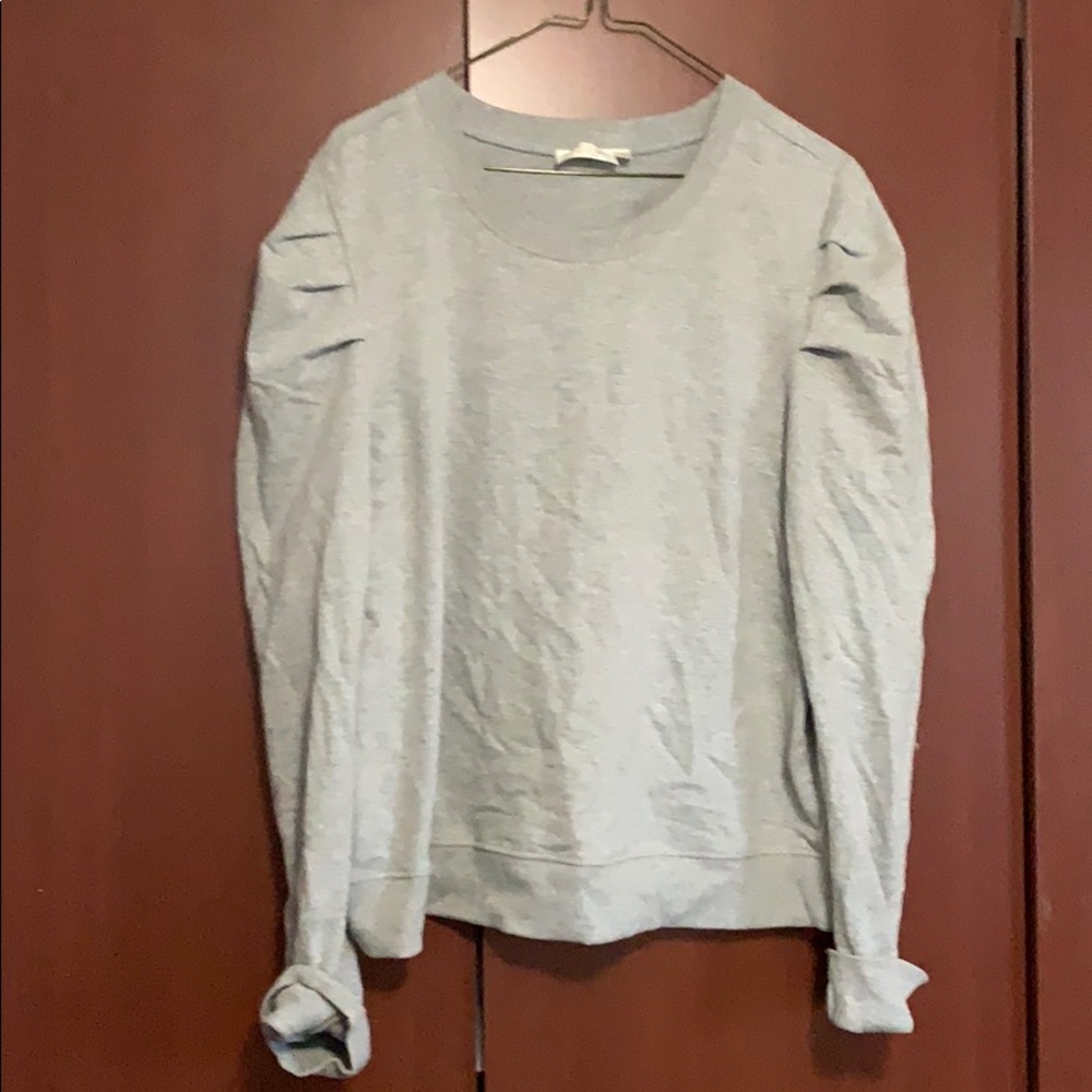 Puff sleeve sweatshirt